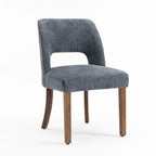 Lot de 2 chaises de salle à manger avec revêtement en tissu, design classique et moderne