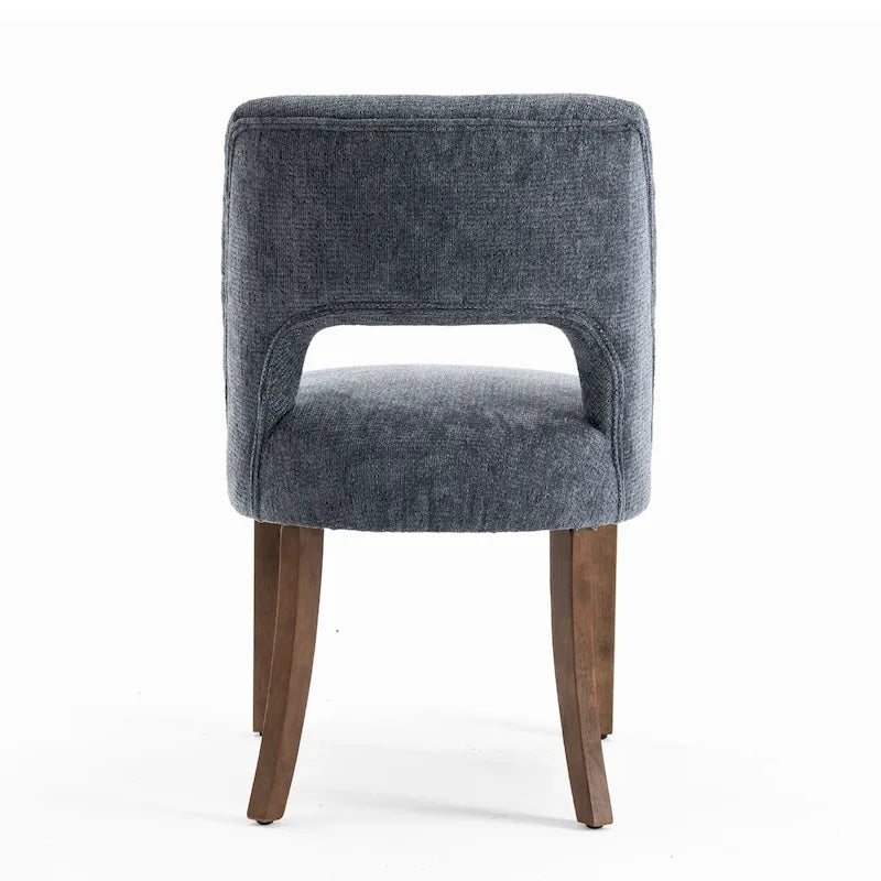 Lot de 2 chaises de salle à manger avec revêtement en tissu, design classique et moderne