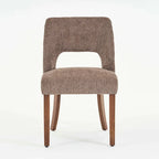 Lot de 2 chaises de salle à manger avec revêtement en tissu, design classique et moderne