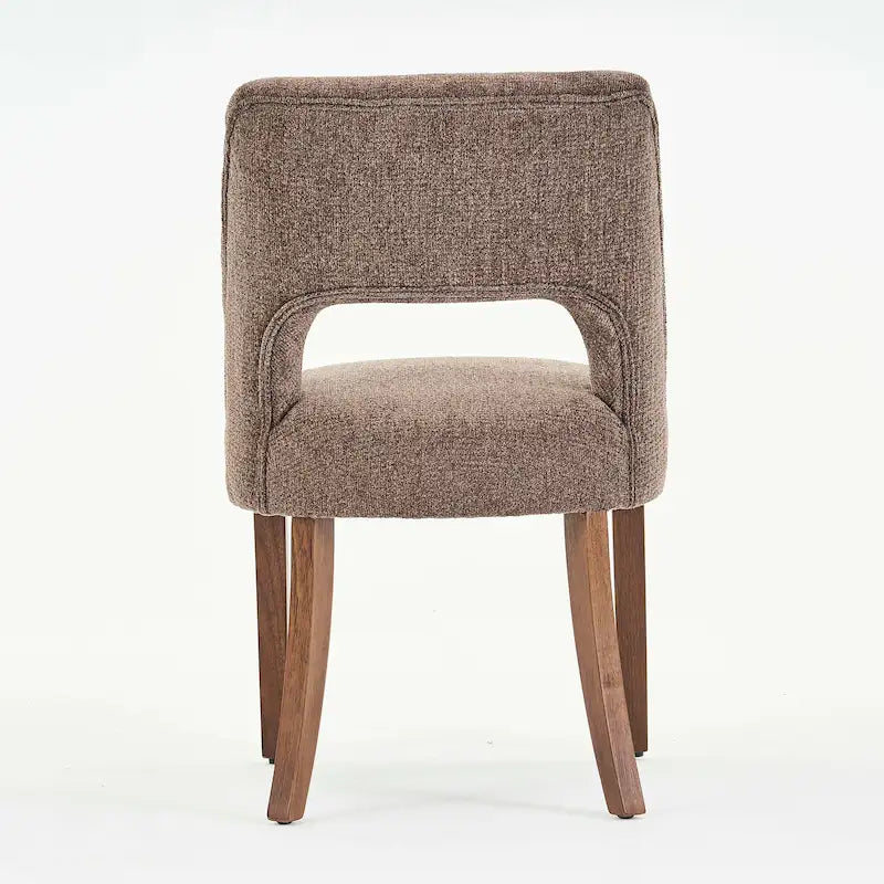 Lot de 2 chaises de salle à manger avec revêtement en tissu, design classique et moderne