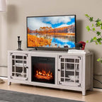 Meuble TV de cheminée de 58 po pour téléviseurs jusqu'à 65 po