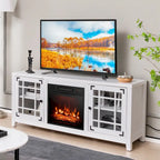 Meuble TV de cheminée de 58 po pour téléviseurs jusqu'à 65 po