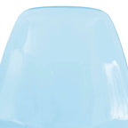 Ensemble de salle à manger 5 pièces Bristol – Table ronde 35" et 4 chaises en plastique avec base dorée