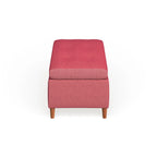 Banc de rangement ottoman de style Mid-Century