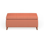 Banc de rangement ottoman de style Mid-Century