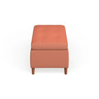 Banc de rangement ottoman de style Mid-Century