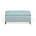 Banc de rangement ottoman de style Mid-Century
