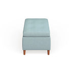Banc de rangement ottoman de style Mid-Century