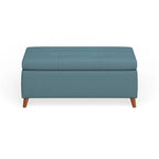 Banc de rangement ottoman de style Mid-Century