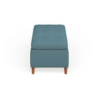 Banc de rangement ottoman de style Mid-Century