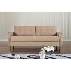 Fauteuil d'appoint de salon et pouf