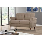 Fauteuil d'appoint de salon et pouf