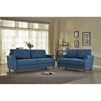 Fauteuil d'appoint de salon et pouf