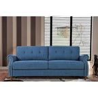 Fauteuil d'appoint de salon et pouf