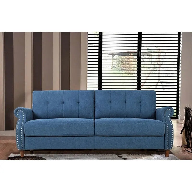 Fauteuil d'appoint de salon et pouf