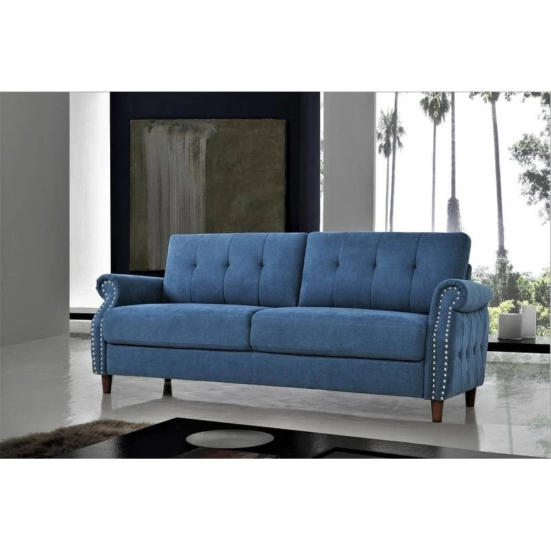 Fauteuil d'appoint de salon et pouf