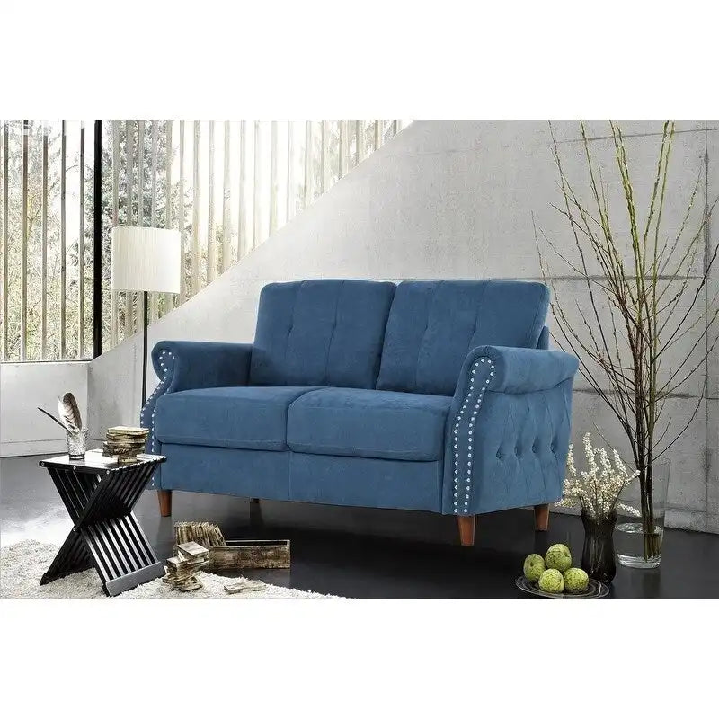 Fauteuil d'appoint de salon et pouf