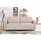 Fauteuil d'appoint de salon et pouf