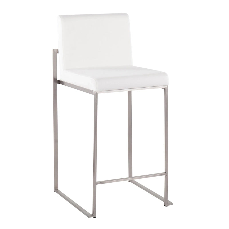 Tabouret de comptoir à dossier haut