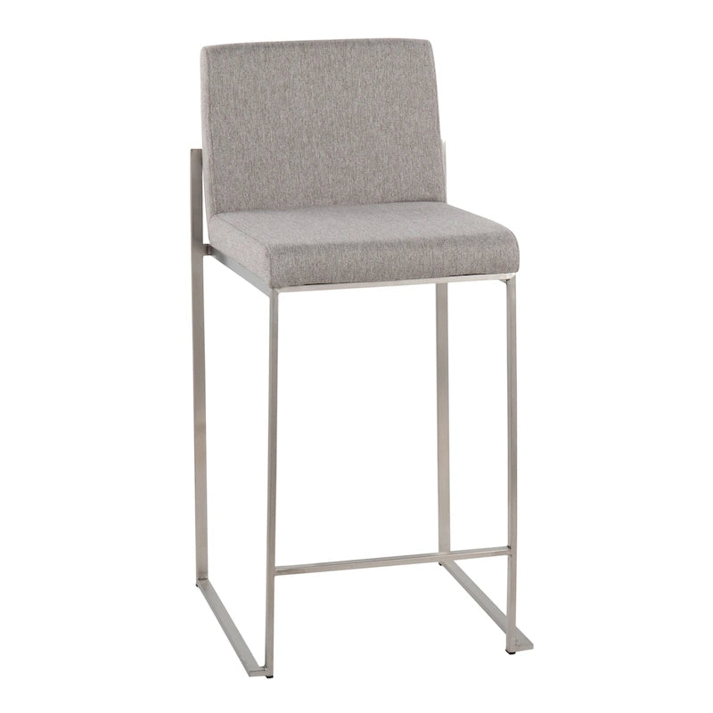 Tabouret de comptoir à dossier haut