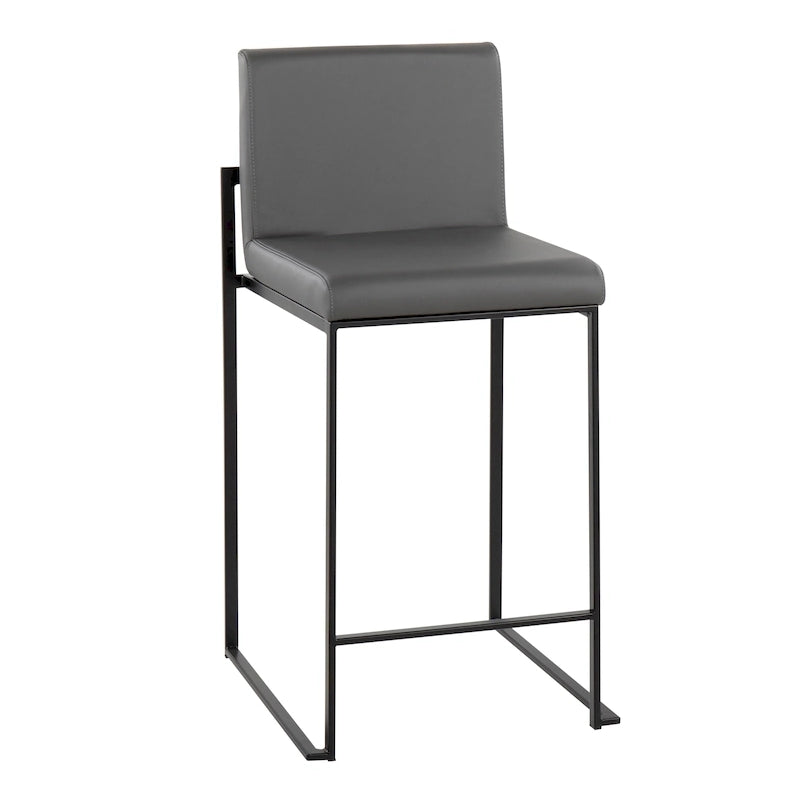 Tabouret de comptoir à dossier haut