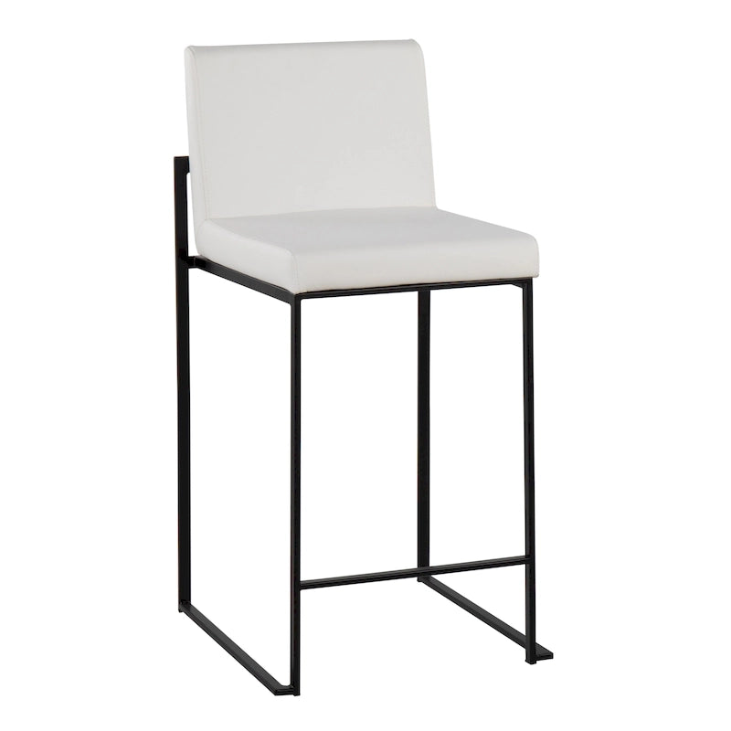 Tabouret de comptoir à dossier haut
