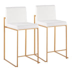 Tabouret de comptoir à dossier haut