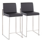Tabouret de comptoir à dossier haut