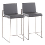 Tabouret de comptoir à dossier haut