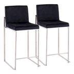 Tabouret de comptoir à dossier haut