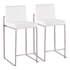 Tabouret de comptoir à dossier haut