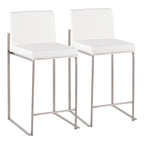 Tabouret de comptoir à dossier haut