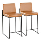 Tabouret de comptoir à dossier haut