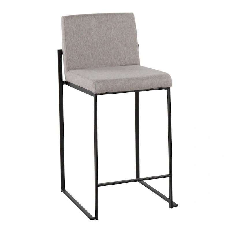 Tabouret de comptoir à dossier haut