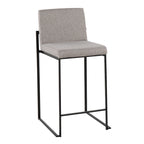 Tabouret de comptoir à dossier haut