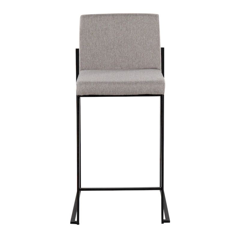 Tabouret de comptoir à dossier haut