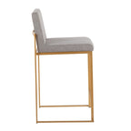 Tabouret de comptoir à dossier haut