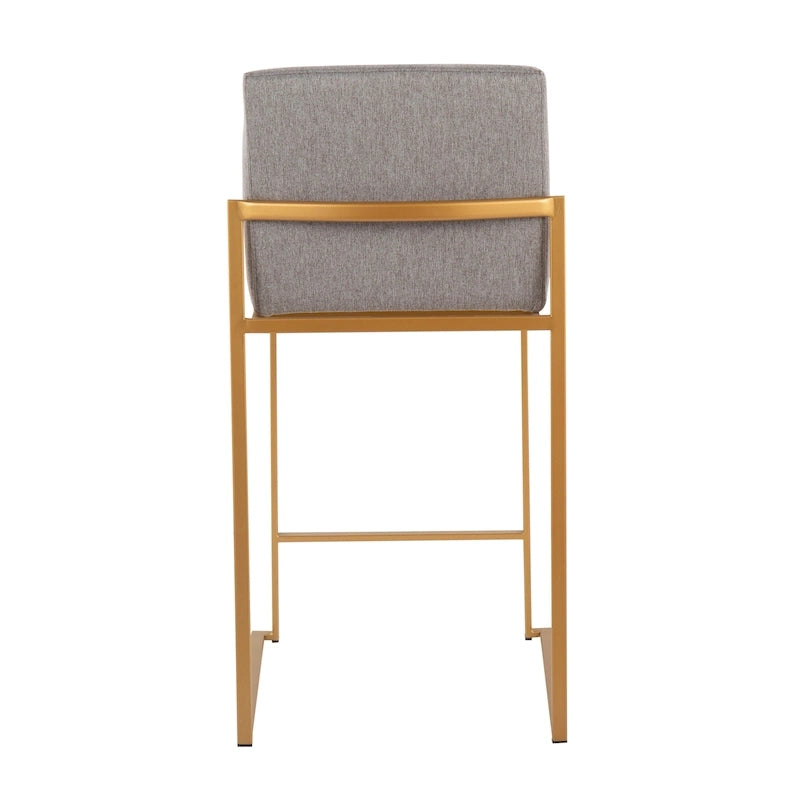 Tabouret de comptoir à dossier haut