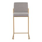 Tabouret de comptoir à dossier haut