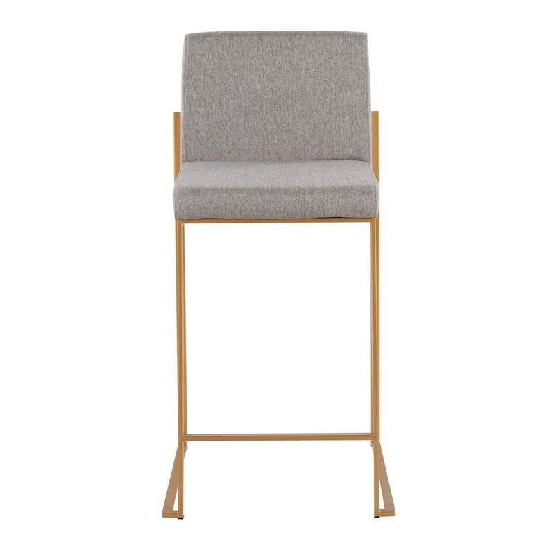 Tabouret de comptoir à dossier haut