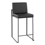Tabouret de comptoir à dossier haut