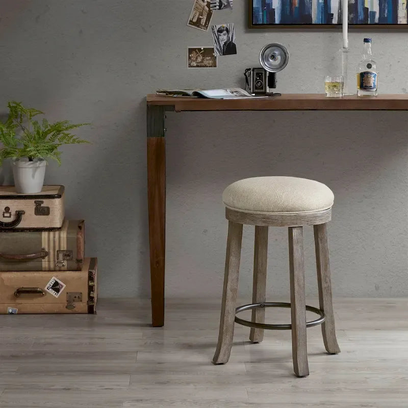 Tabouret de comptoir Oaktown pivotant