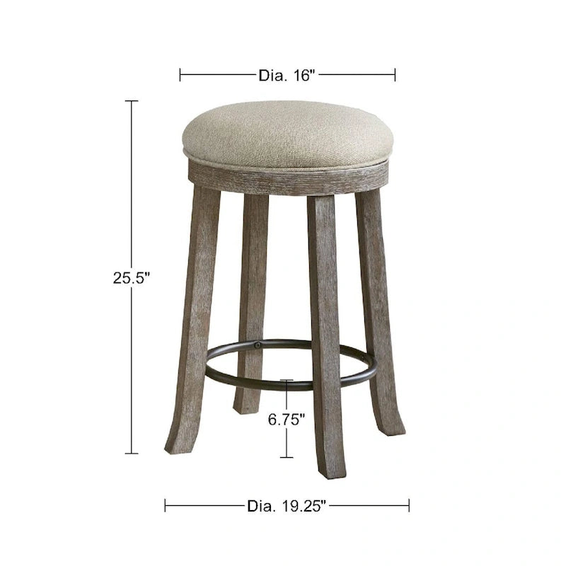 Tabouret de comptoir Oaktown pivotant