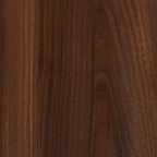 Commode de rangement à 5 tiroirs en noyer, finition brun, style Mid-Century Modern