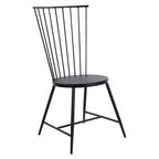 Chaise de salle à manger Bryce avec finition noire