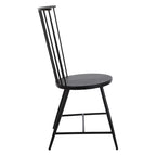 Chaise de salle à manger Bryce avec finition noire