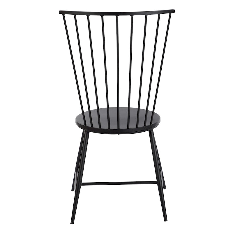 Chaise de salle à manger Bryce avec finition noire