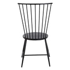 Chaise de salle à manger Bryce avec finition noire