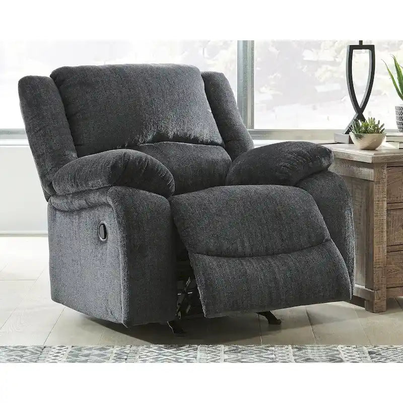 Fauteuil berçant inclinable contemporain, ardoise