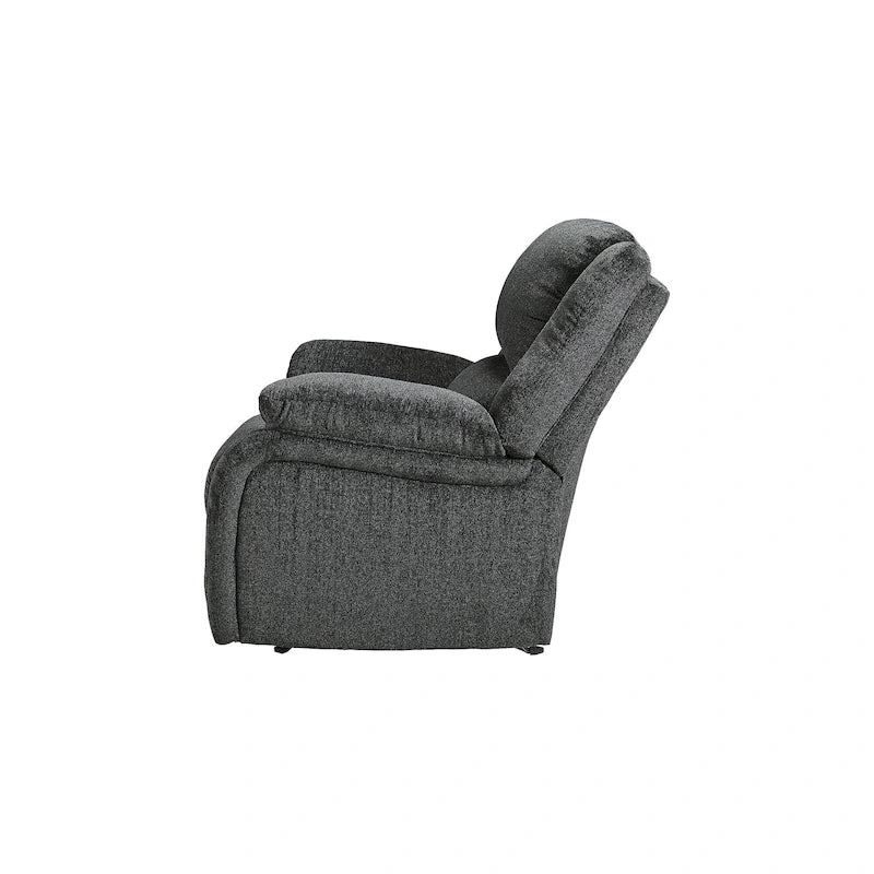 Fauteuil berçant inclinable contemporain, ardoise